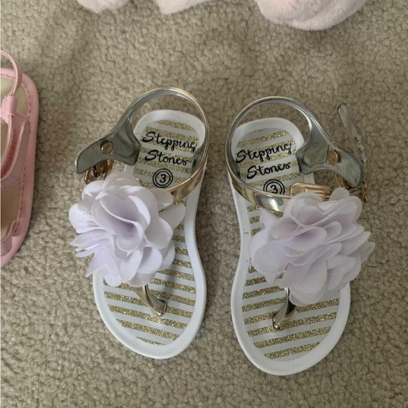 Baby girl dress shoes sandal ballorina  size 3 and 4 - Picture 3 of 5